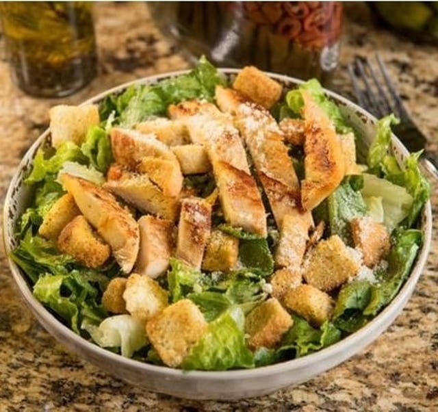 Chicken Caesar Salad.