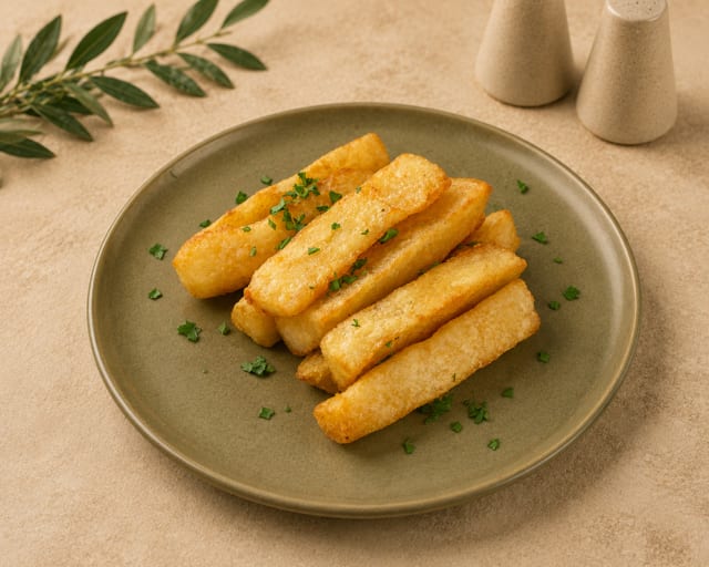 Fried Yuca (Mandioca).